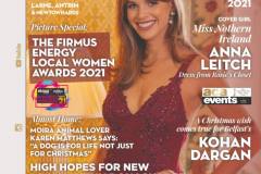 Front cover photoshoot featuring Miss NI Anna Leitch for Local Women Magazine