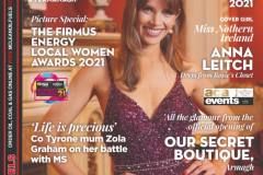 Front cover photoshoot featuring Miss NI Anna Leitch for Local Women Magazine