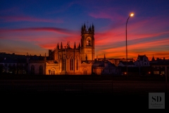 Newry-Cathedral-Sunset