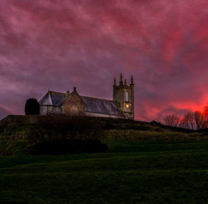 St Patrick’s Church Newry at Sunset