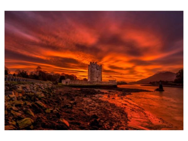 Narrow Water Keep at Sunrise / 12x8 Mounted Prints